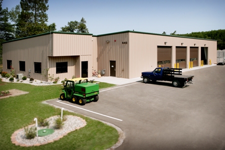 picture of Roads and Grounds Building at Alpena Combat Readiness Training Center - 8,000 sf pre-engineered metal building with vehicle service bays, office and staff space, mechanical space and restroom