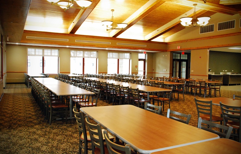 interior photo of Camp Grayling Dining Hall