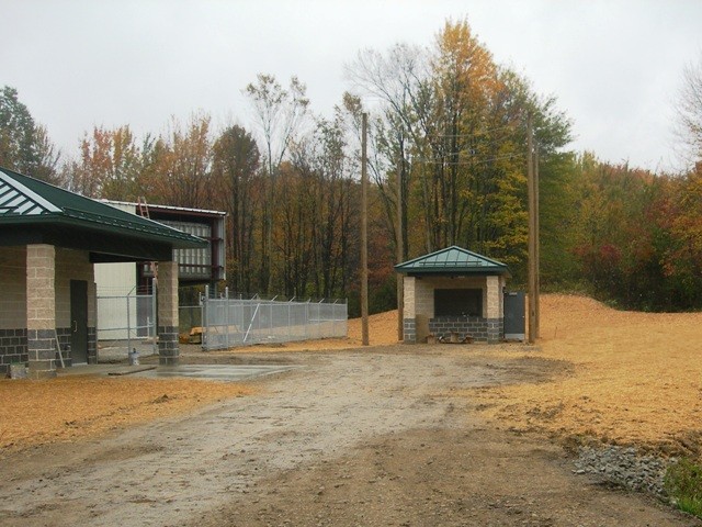 Ohio National Guard Base Live Fire Shoot House construction nearing completion