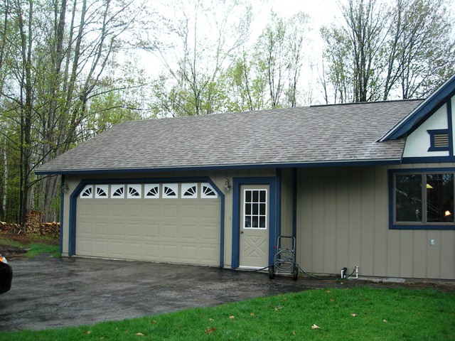 picture of home before the renovation - the garage